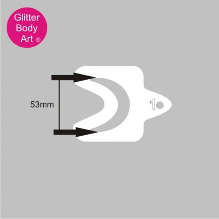 face stencil templates for festival eye makeup