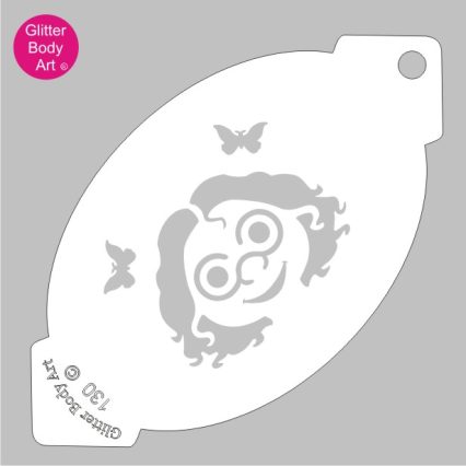 Marabel Encanto Face Paint Stencil Marabelle reusable face painting template