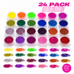 Body Glitter - 24 Pack Multi-pack