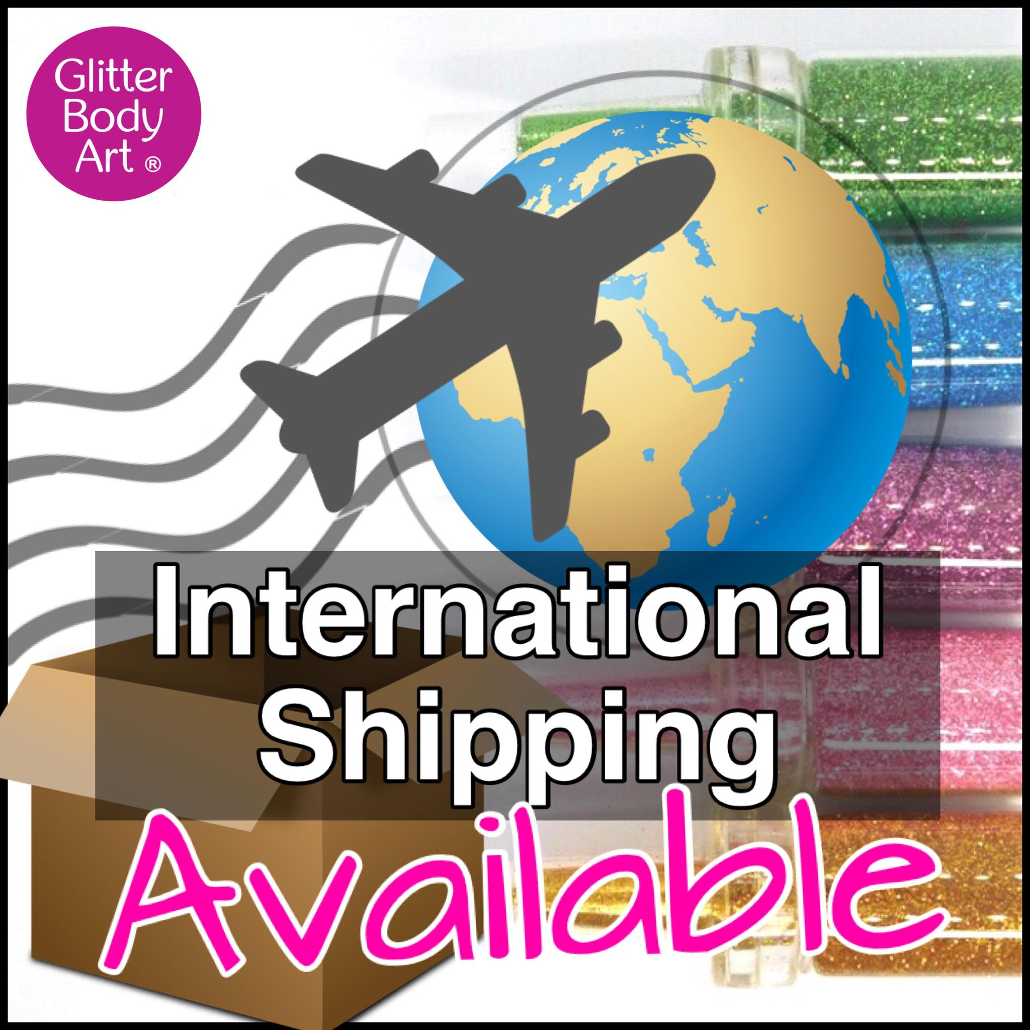 Glitter Body Art - International Shipping