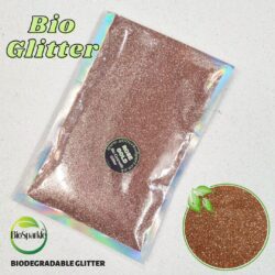 rose gold bioglitter