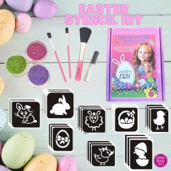 Mini Easter Glitter Tattoo Kit for creating Easter temporary tattoos