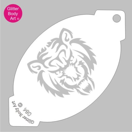 Tiger Face Paint Stencil for face painting parties