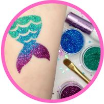 body glitter for glitter tattoos