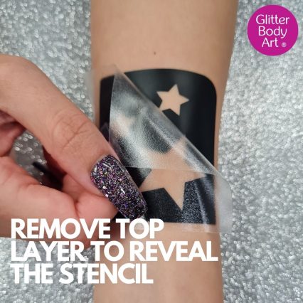 how to remove the top layer of a stencil
