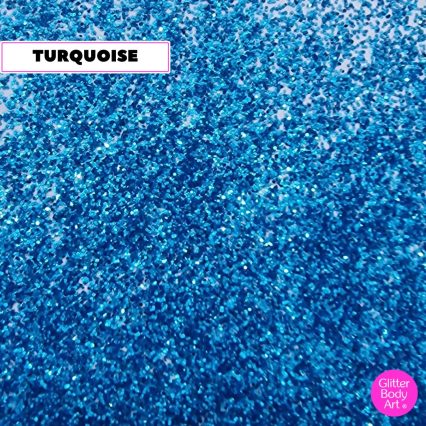 Turquoise blue cosmetic body glitter wholesale glitter