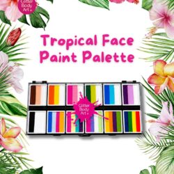 Tropical Face Paint Pallette