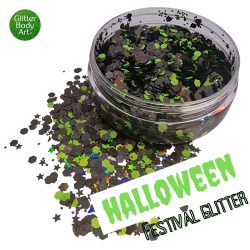 Halloween Festival Glitter Makeup
