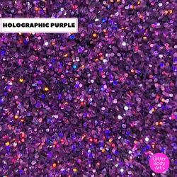 holographic purple glitter for glitter tattoos wholesale bulk buy