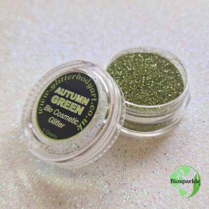 gold bioglitter environmentally friendly biodegradable glitter