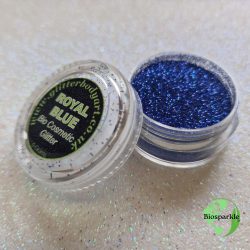 Royal Blue Bioglitter - biodegrable glitter for use on the face and skin vegan friendly