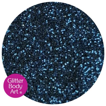 Midnight Blue Cosmetic fine Glitter for glitter tattoos and makeup
