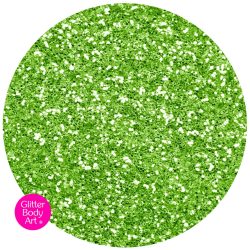 Lime Green body glitter for kids temporary tattoos