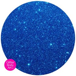 Sapphire blue body glitter for kids temporary tattoos