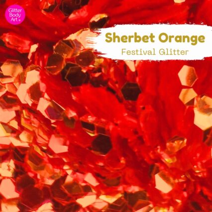 Festival Glitter - Sherbet Orange