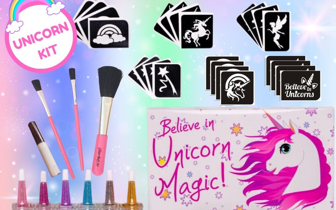 Unicorn Glitter Tattoo Kit – Fun and Sparkly
