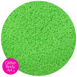 UV Green Body Glitter for glitter tattoos