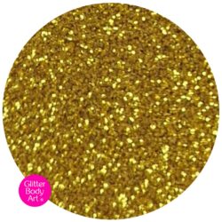 Gold Body Glitter for festive glitter tattoos