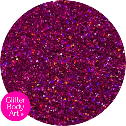 holographic pink glitter