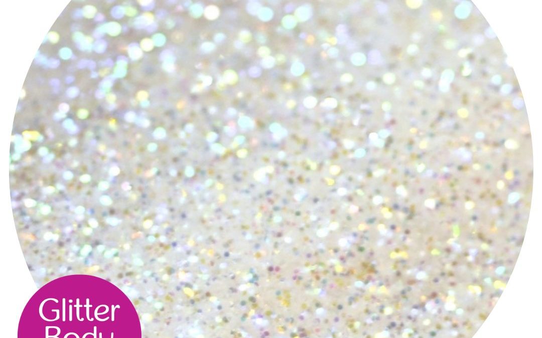 Aurora White Face & Body Cosmetic Glitter