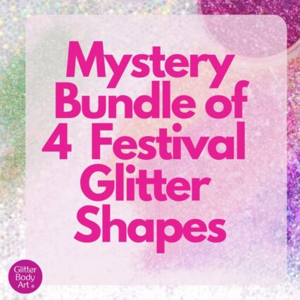 chunky glitter bundle for creating festival glitter mixes
