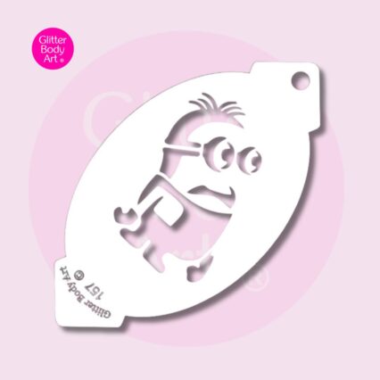 HUGO Face Paint Stencil - minion party theme