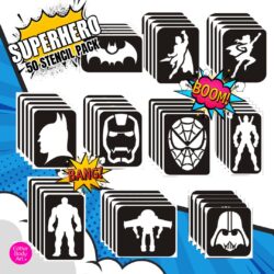 Superhero Glitter Tattoo REFILL Pack