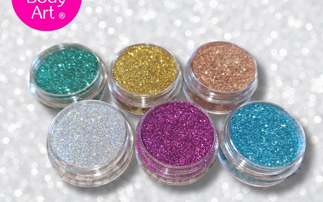 Cosmetic Glitter Jar Bundle x 6