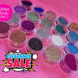 CLEARANCE COSMETIC GLITTER - 20 JARS