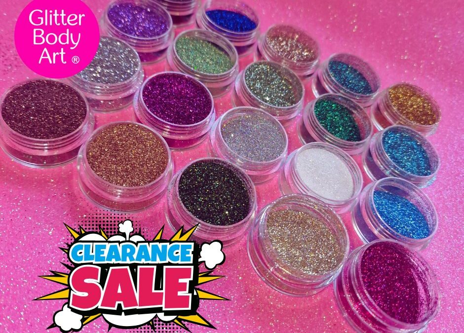 Cosmetic Glitter Jars Bundle x 20