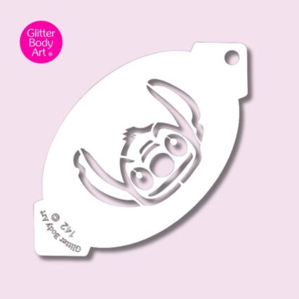 stitch face painting stencil