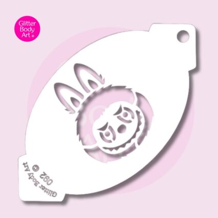 LABUBU FACE PAINT STENCIL