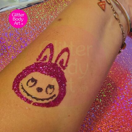 Bubu glitter tattoo