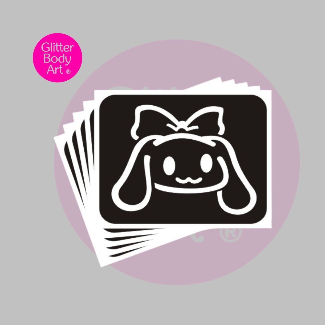 Cinnamoroll glitter tattoo