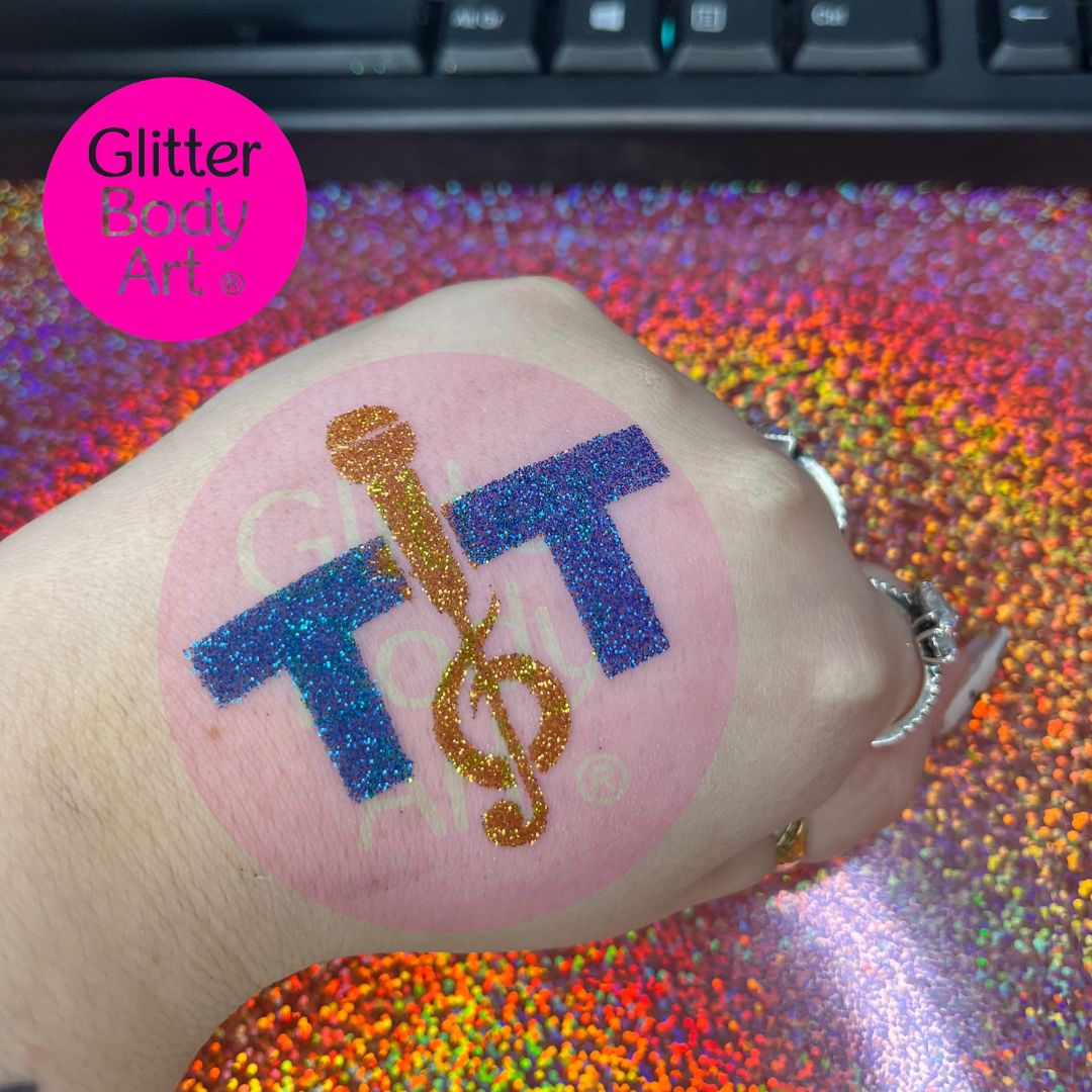 Take that glitter tattoo