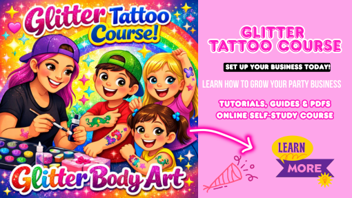 grow your business group azool media glitter tattoo course