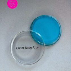 Glitter Body Art Blue Face Paint