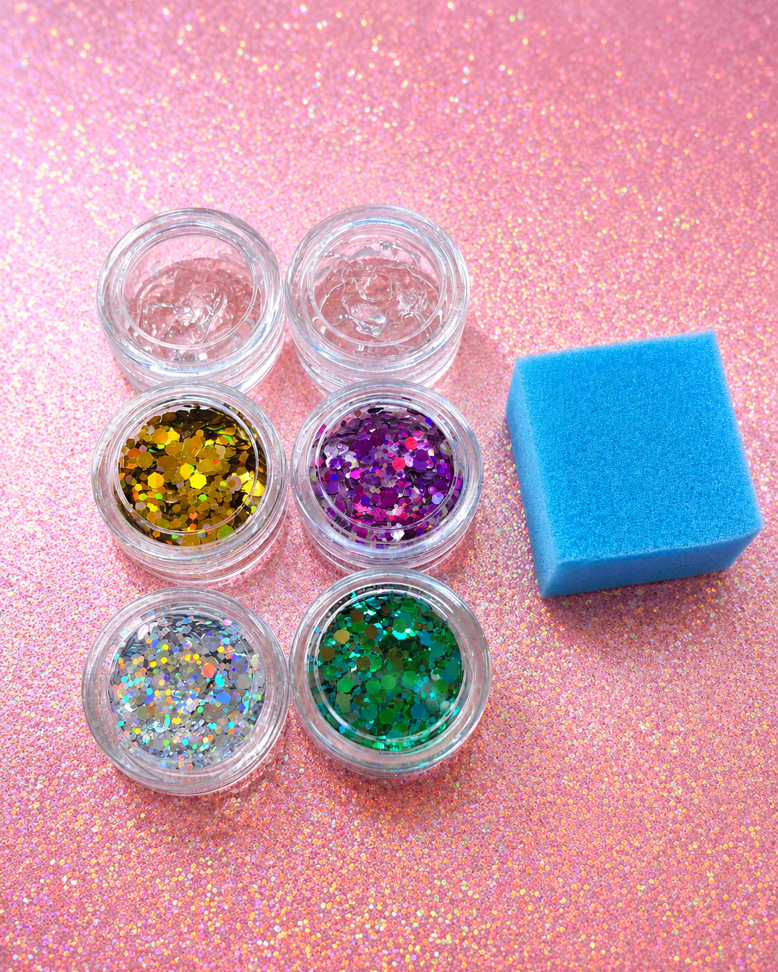 Mini Festival Glitter Makeup Kit-Chunky Mixes