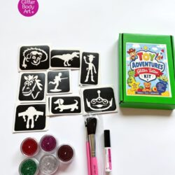 Toy Stroy Glitter tattoo kit