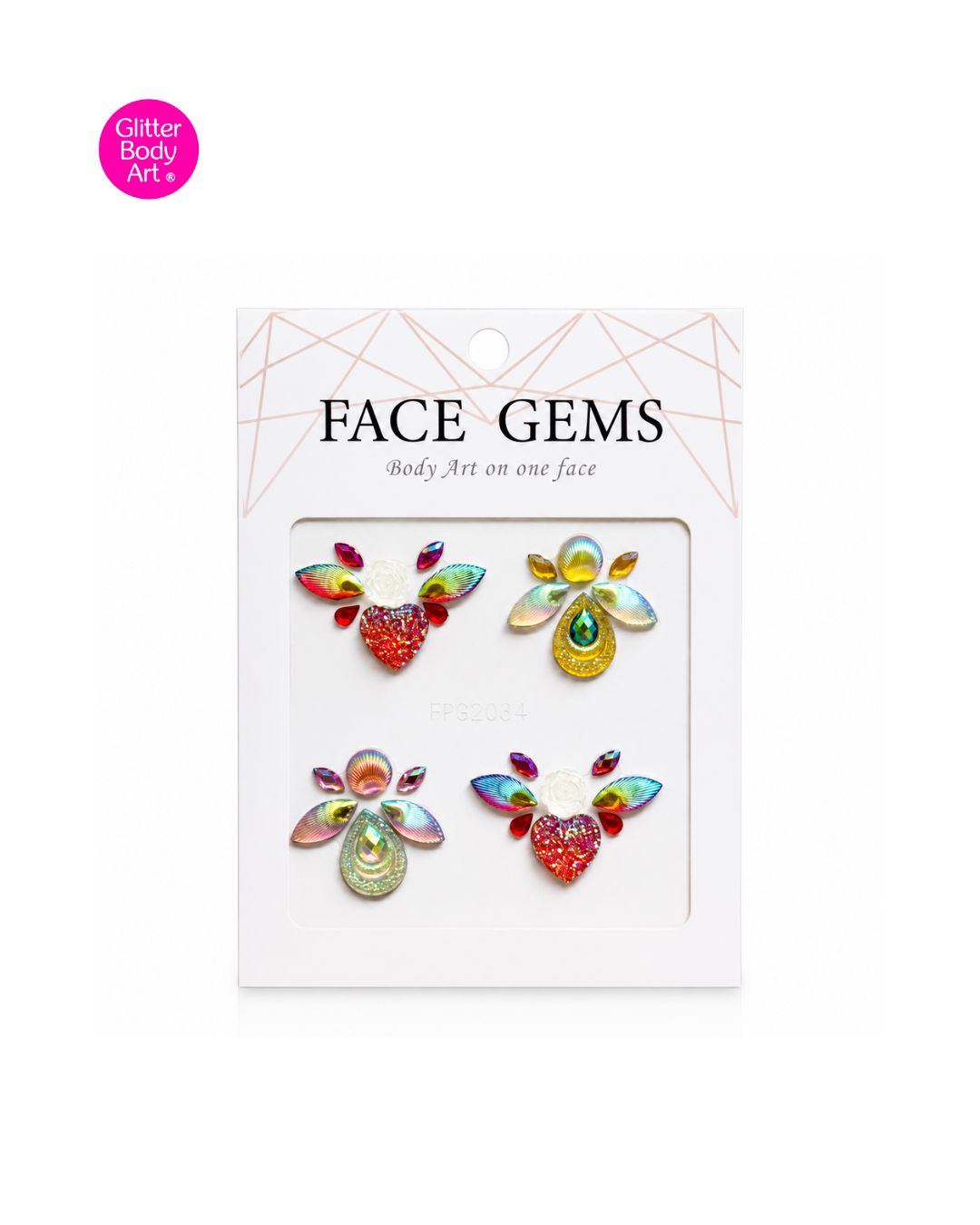 Festival Face Gems -Halo Glow