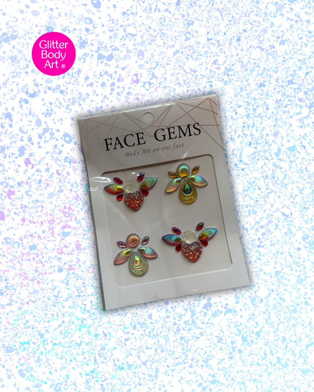 Festival Face Gems -Halo Glow