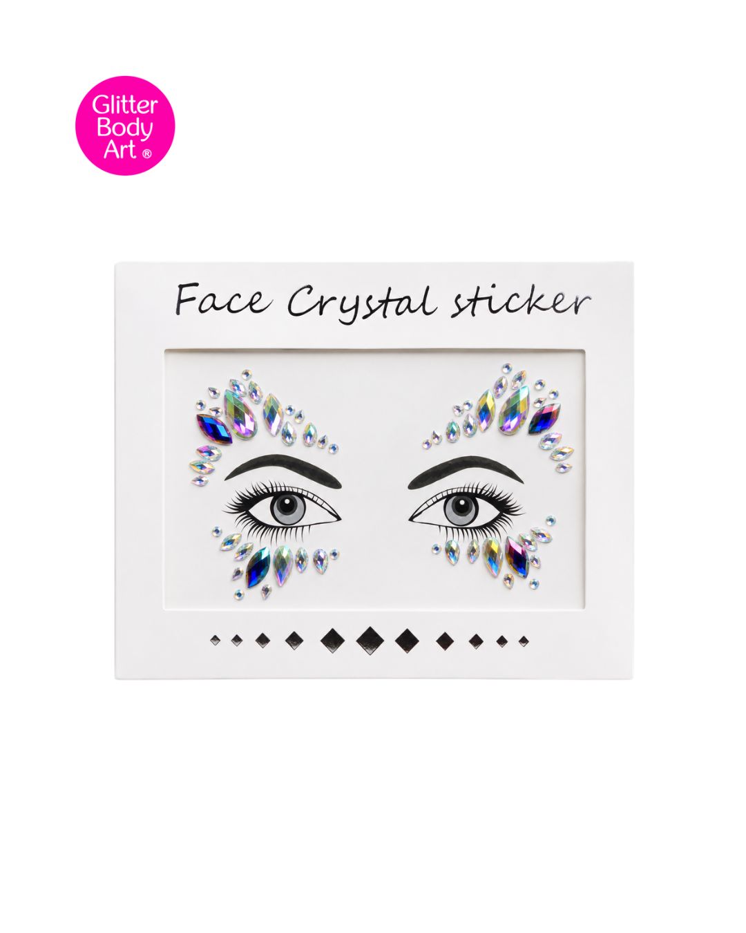 Festival Face Gems -Rainbow