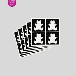 Mini Teddy Temporary Tattoo (Pack of 5 or 25)