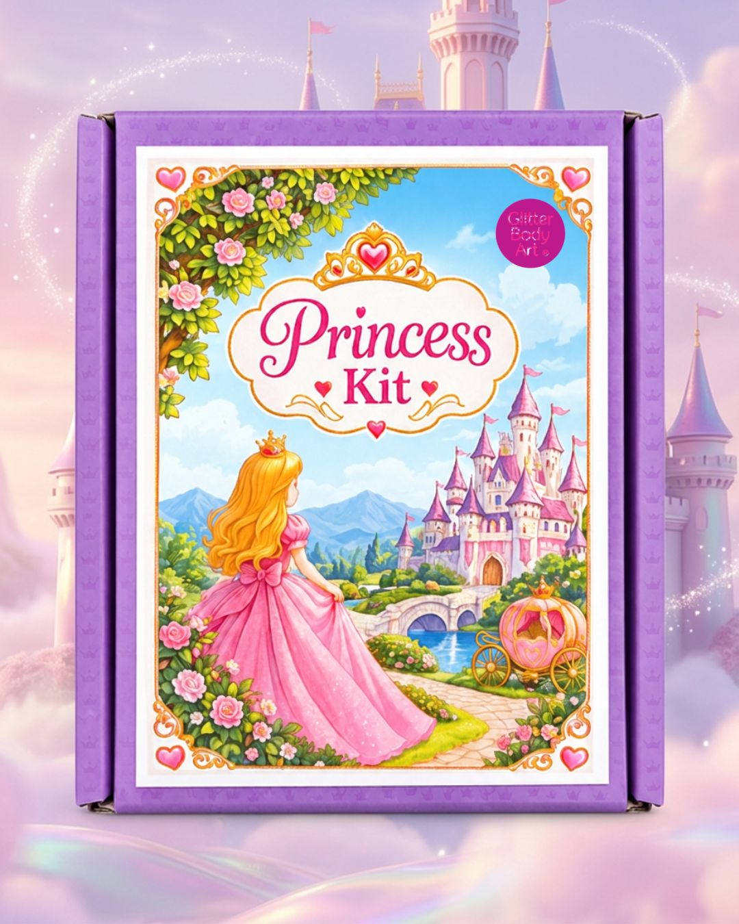 Princess Glitter Tattoo Kit