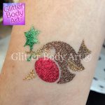 robin temporary tattoo stencil